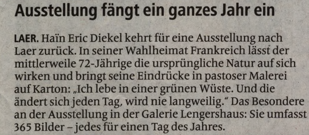 Zeitungsartikel Westfälischen Nachrivhten vom 17.04.2026